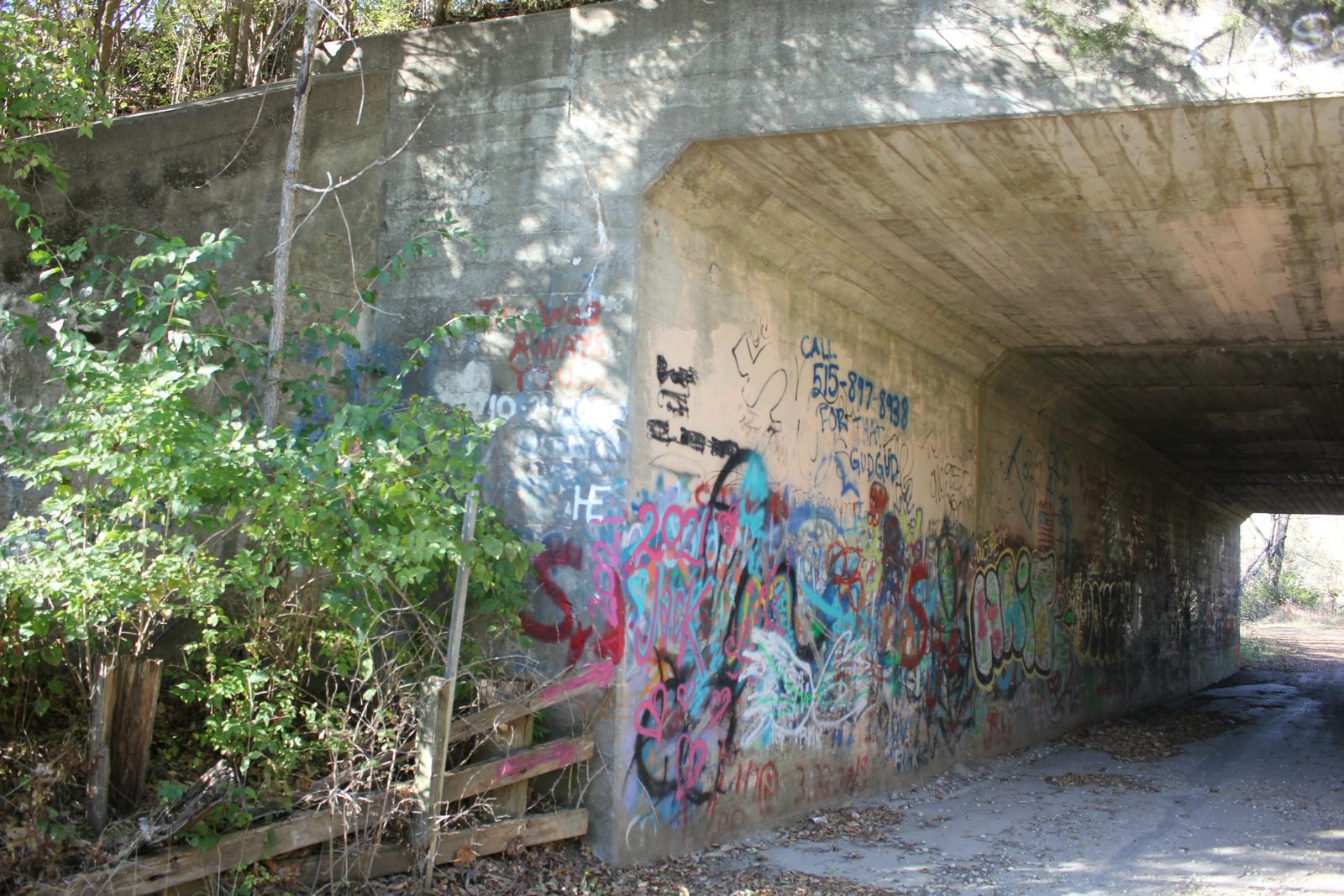 West abutment